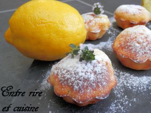 Recette Moelleux aux Zeste, Pulpe et Jus de Citron au Thym Citron