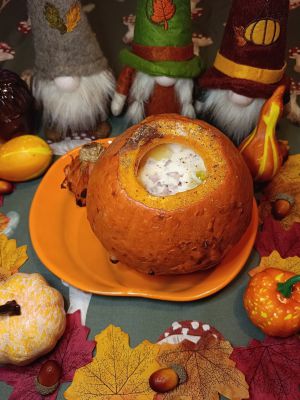 Recette Potimarron farci au reblochon