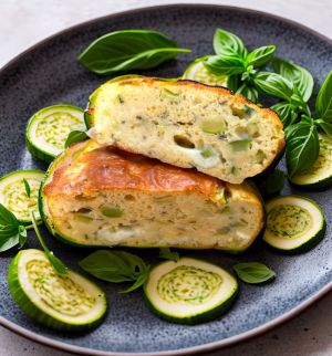 Recette Cake courgettes mozzarella