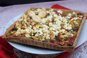 Recette Tarte aux légumes confits