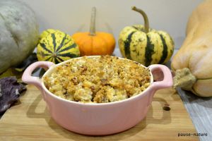 Recette Crumble à la buttercup et millet