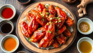 Recette Ailes de poulet à la sauce Gochujang : recette coréenne authentique