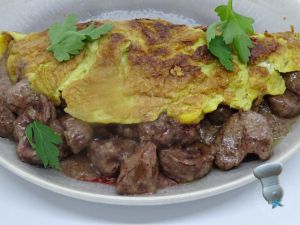 Recette Omelette au rognon