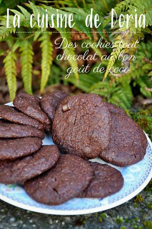 Recette Cookies tout chocolat, recette vegan