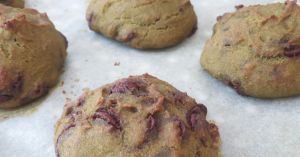 Recette Cookies au thé vert matcha et aux pépites de chocolat noir