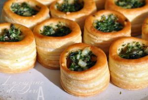 Recette Mini Vol-au-Vent d'escargots