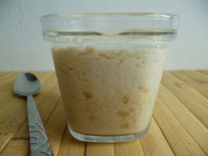 Recette "yaourts-gâteaux" maison hyperprotéinés aux céréales avec pommes et oranges séchées (sans sucre)
