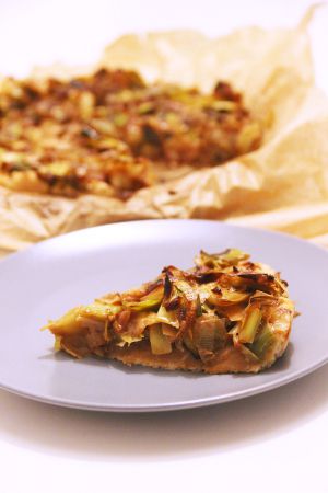 Recette Flamiche aux poireaux