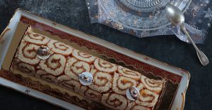 Recette Bûche roulée châtaigne mandarine