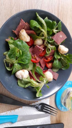 Recette Salade boeuf mozza