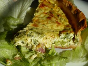 Recette Quiche brocolis jambon fumé