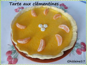 Recette Tarte aux clémentines