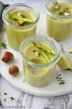 Recette Panna cotta aux asperges #vegan #glutenfree