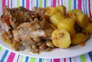 Recette Rouelle de porc aux pommes de terre -2ème recette