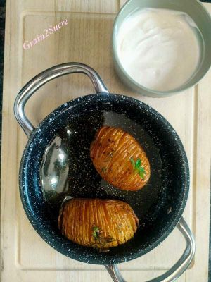 Recette Pommes de terre rôties à la suédoise (Hasselback potatoes)
