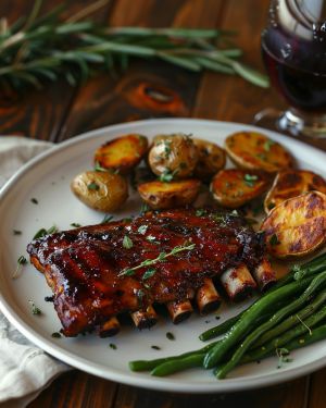 Recette Délicieuse : Travers de Porc Marinés Miel Soja