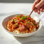 Recette Bang Bang Fried Rice Spicy Beef Delight