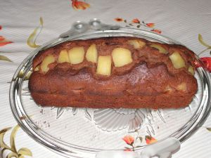 Recette Cake aux poires et chocolat