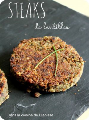 Recette Steaks de lentilles pour burger, sans gluten – #vegan