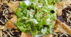 Recette Couronne feuilletée aux champignons