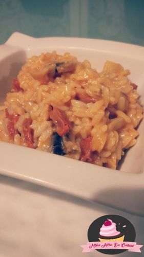 Recette Risotto au chorizo ( avec ou sans thermomix )