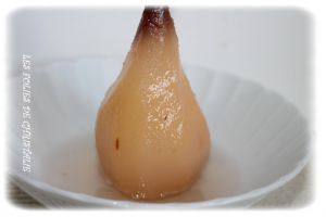 Recette Poires au sirop de coings