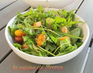 Recette Salade de jeunes pousses au surimi