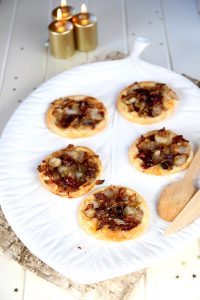 Recette Tartelettes endives confites au sirop d’érable Noël vegan