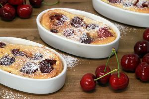 Recette Clafoutis salé aux tomates cerises et fromage de chèvre