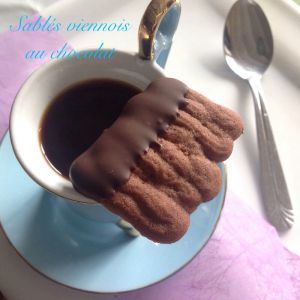 Recette Sablés viennois au chocolat