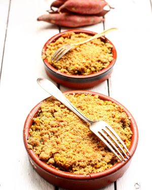 Recette Mes crumbles aux patates douces