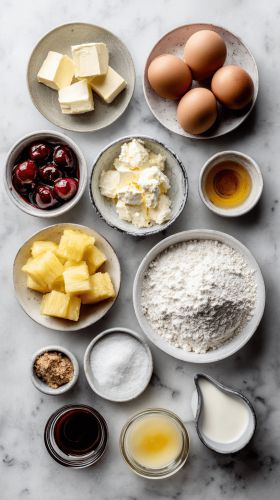 Recette Pineapple Upside-down Cheesecakes: A Tropical Twist in Every Bite