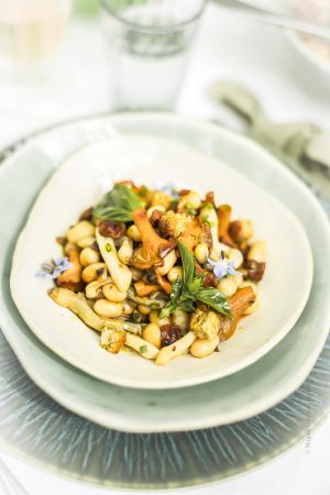 Recette Ragoût de cocos couteaux et champignons : L’excellence Ferrandi