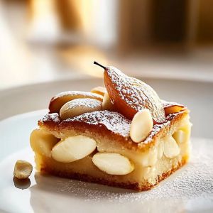 Recette Gâteau Poires Amandes : la recette facile et gourmande
