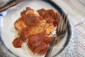 Recette Cabillaud aux tomates et chorizo