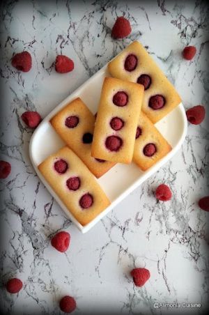 Recette Financiers framboises / Financieros de frambuesas