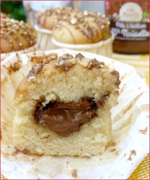 Recette Muffins coeur chocolat noisette vegan (sans oeufs, sans lait, sans beurre)