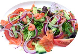 Recette Salade Hollandaise aux crudit?s et fruits de mer