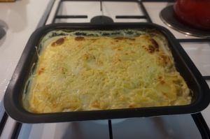 Recette Gratin aux pommes de terre et courgettes