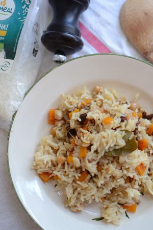 Recette Plov végétarien #cuisine du monde