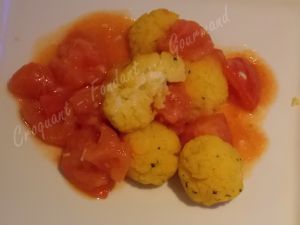 Recette Polenta surprise et tomates tièdes