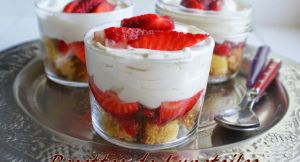 Recette Trifles de fraises au mascarpone