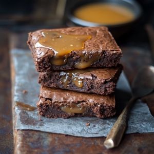 Recette Découvrez l’Irrésistible Recette du Brownie Chocolat Caramel au Beurre Salé : Un Delice Absolu pour Vos Papilles