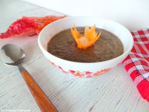 Recette Soupe de lentilles et carottes (Lentils soup with carrots)