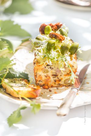 Recette Cake salé aux accents du Sud de Nicolas Bernardé