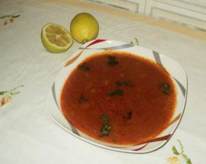 Recette Soupe de galinette au gingembre