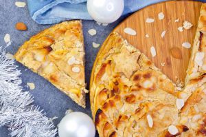 Recette Tarte amandine aux pommes pour les fêtes VEGAN