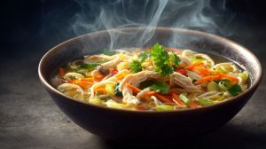 Recette Soupe chinoise à la poule