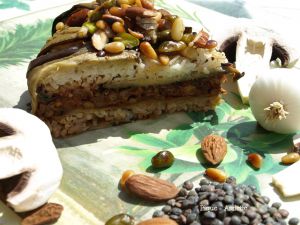 Recette Gâteau d'aubergines Libanais version vegan