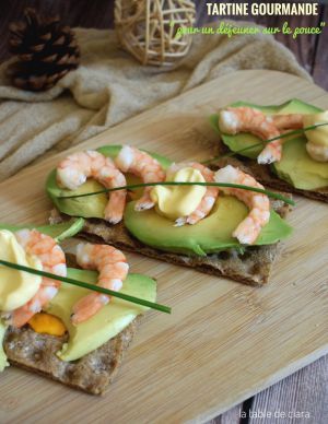 Recette Tartine gourmande "pour un déjeuner sur le pouce"